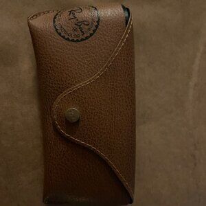 Ray-Ban RB3016 Clubmaster Sunglasses - Blue Lens / Brown Frame - Like New w/Case